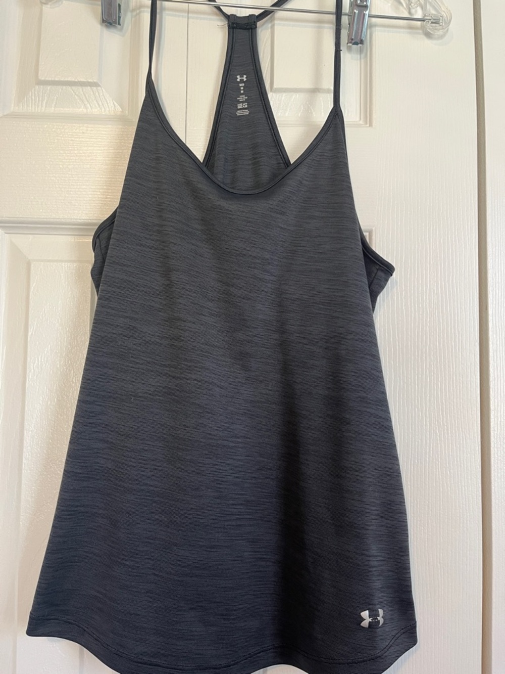 Under Armour Women’s Charcoal Gray Racerback Training Tank